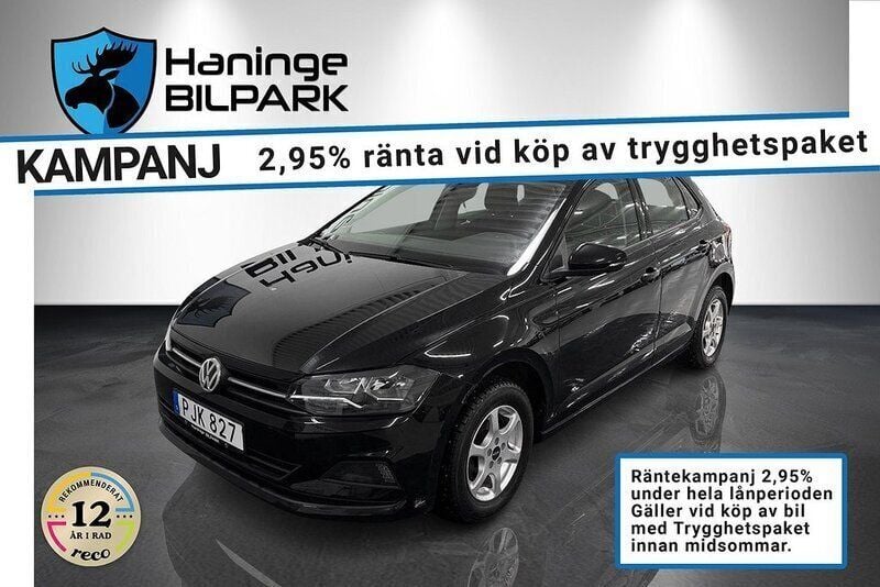 Svart Begagnad 2016 VW Polo Halvkombi | 139 900 kr (Bra pris) - Bild 1/2