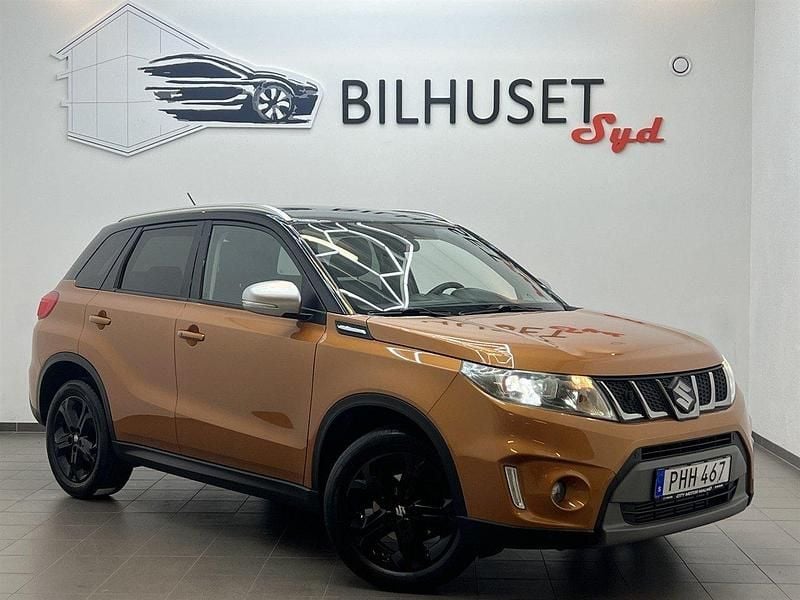 Orange Begagnad 2017 Suzuki Vitara SUV | 168 500 kr (Bra pris) - Bild 1/4