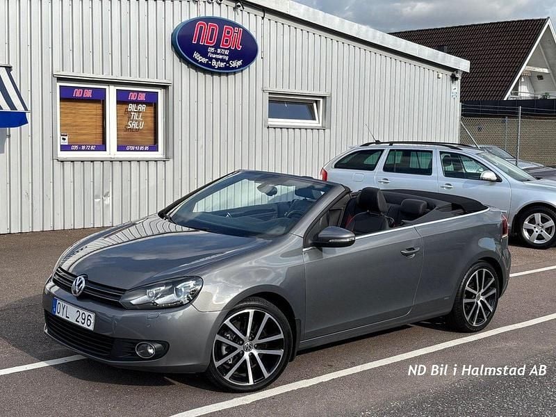 Mörkgrå Begagnad 2011 VW Golf Cabriolet Cab | 88 000 kr - Bild 1/4