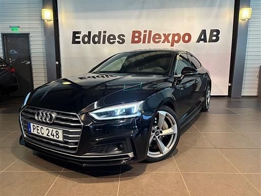 Svart Begagnad 2016 Audi A5 Sportback S-Line Halvkombi | 269 900 kr (Lite dyr) - Bild 1/4
