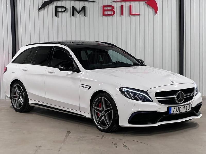 Begagnad Mercedes C63S AMG AMG 510 HK (375 kW) 2016 Vit Kombi
