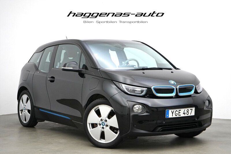 Svart Begagnad 2016 BMW i3 Comfort Edition Halvkombi | 159 000 kr - Bild 1/4