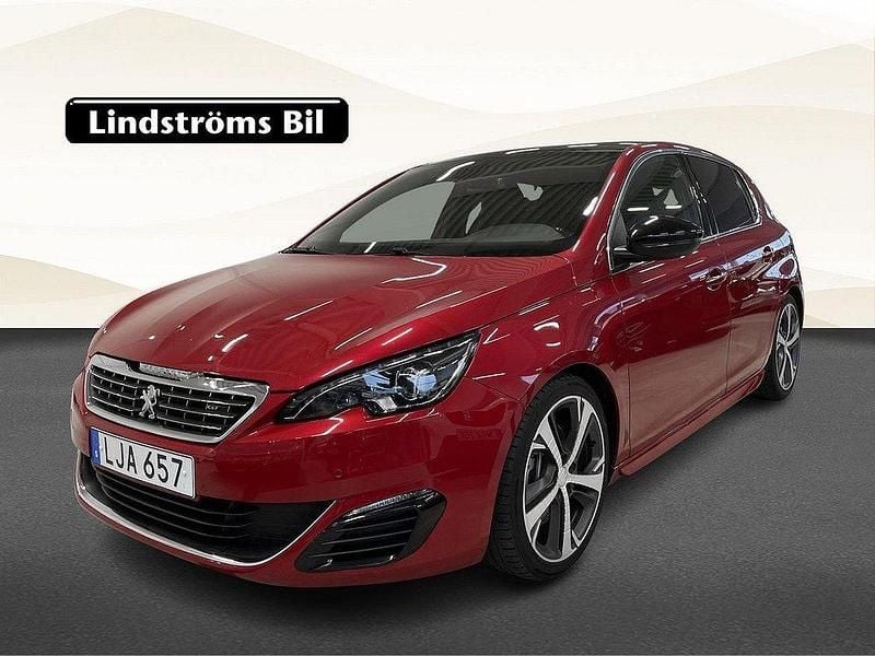 Ljusröd Begagnad 2015 Peugeot 308 GTi Halvkombi | 149 000 kr (Lite dyr) - Bild 1/3
