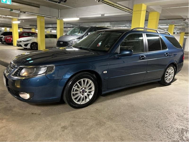 Blå Begagnad 2006 Saab 9-5 Vector Kombi | 17 500 kr (Marknadspris) - Bild 1/4