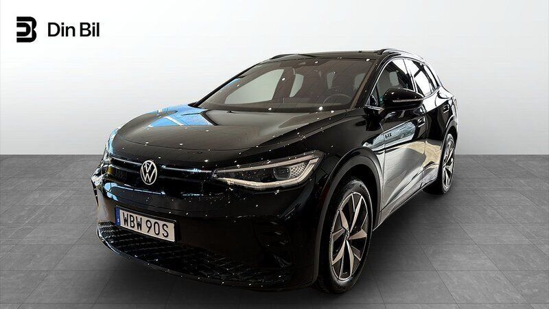 Svart Ny 2024 VW ID.4 GTX SUV | 653 900 kr - Bild 1/4
