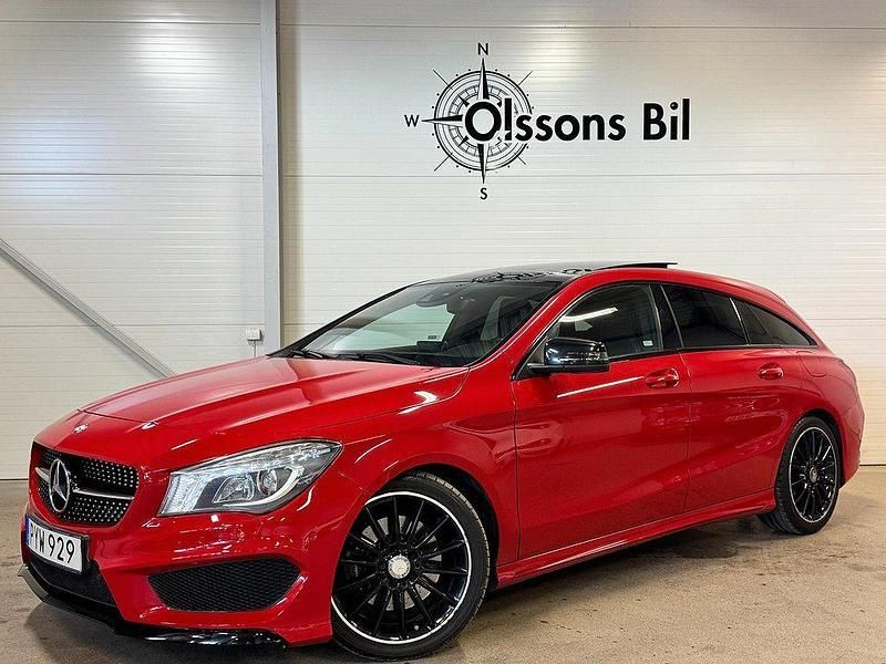 Röd Begagnad 2015 Mercedes CLA220 AMG Sedan | 179 900 kr (Marknadspris) - Bild 1/4