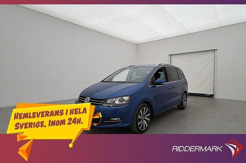 Begagnad VW Sharan GT 184 HK (135 kW) 2017 Blå Minibuss