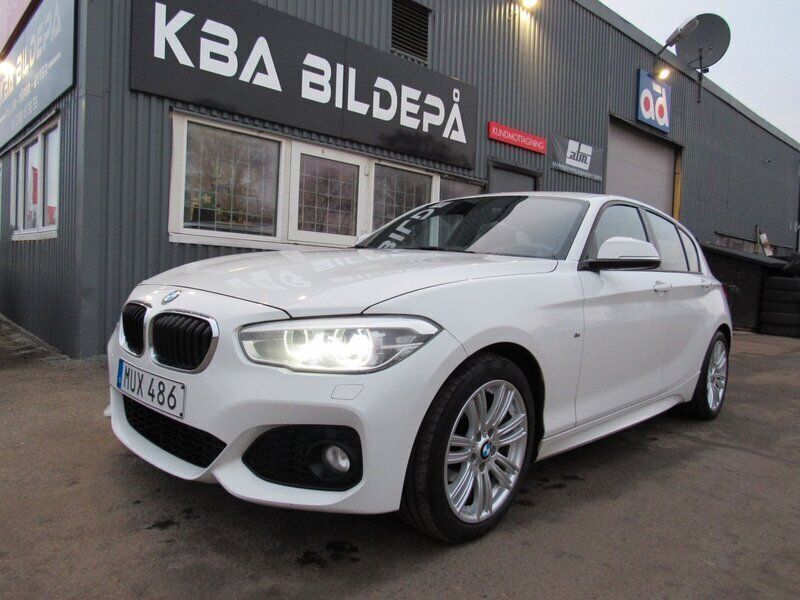 Begagnad BMW 116 M Sport 116 HK (85 kW) 2015 Vit Halvkombi