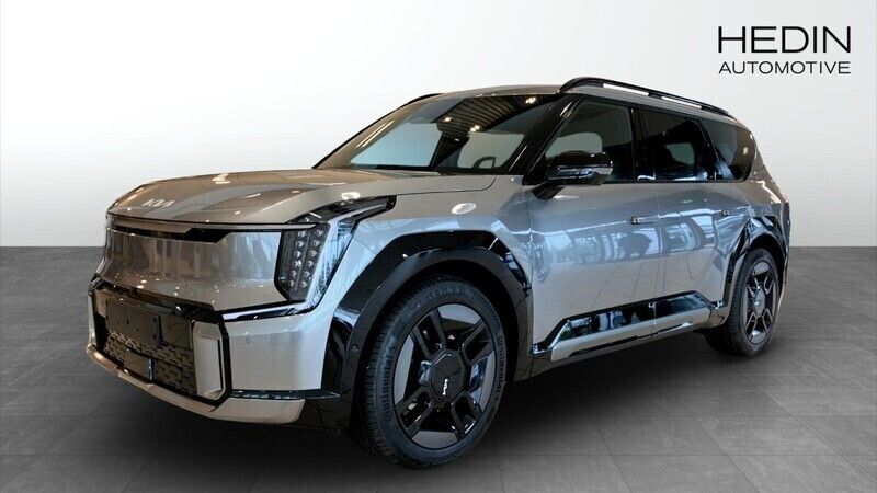 Grå (grey) Ny 2025 Kia EV9 3 SUV | 877 900 kr (Lite dyr) - Bild 1/4