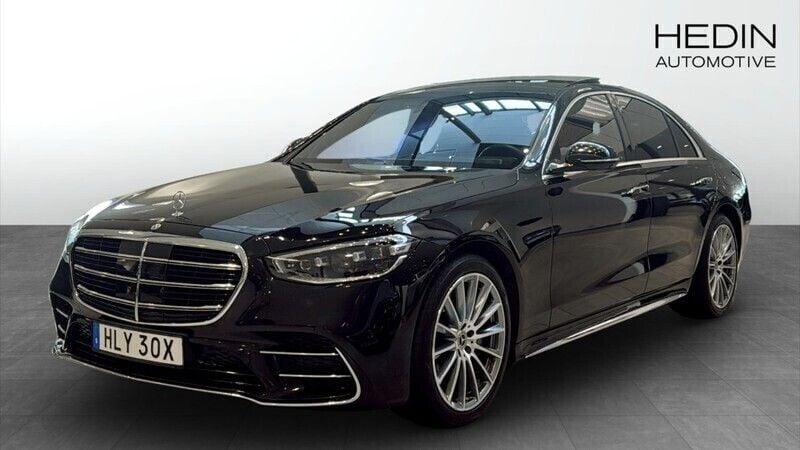 Svart (black) Begagnad 2023 Mercedes S580 Premium Plus Sedan | 1 199 000 kr - Bild 1/4