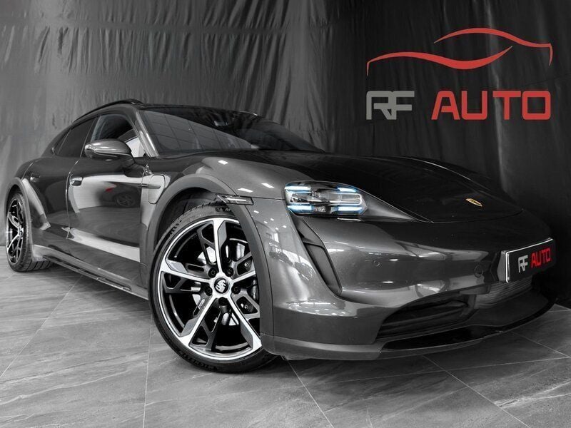 Mörkgrå Begagnad 2022 Porsche Taycan Cross Turismo Sedan | 719 900 kr (Bra pris) - Bild 1/4