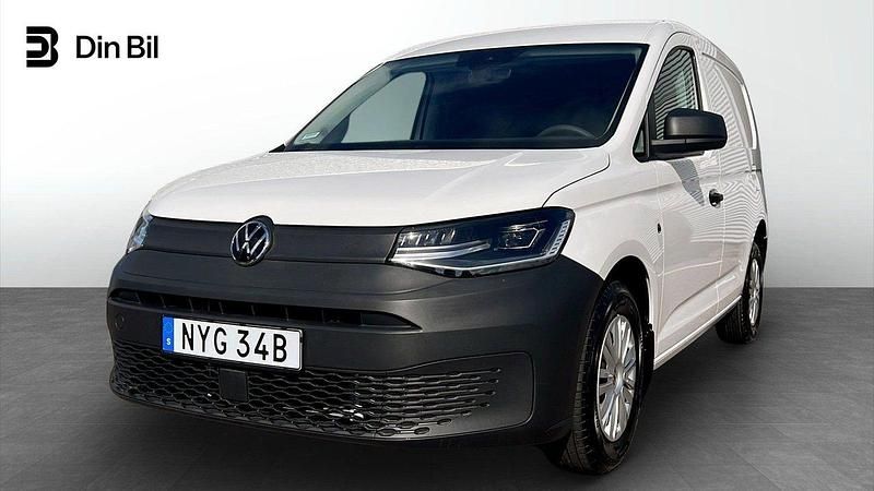 Vit (candyvit) Ny 2025 VW Caddy Minibuss | 287 375 kr (Bra pris) - Bild 1/4