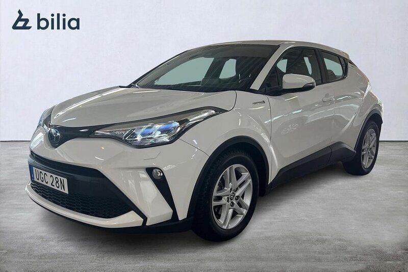 Vit Begagnad 2021 Toyota C-HR Active SUV | 229 900 kr (Marknadspris) - Bild 1/4