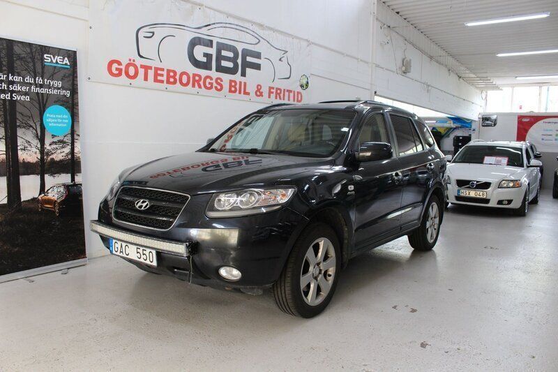 Svart Begagnad 2007 Hyundai Santa Fe SUV | 44 900 kr (Marknadspris) - Bild 1/4