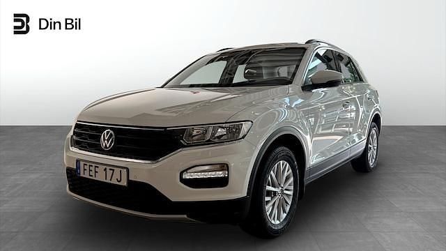 Vit Begagnad 2021 VW T-Roc Style SUV | 209 900 kr (Bra pris) - Bild 1/4