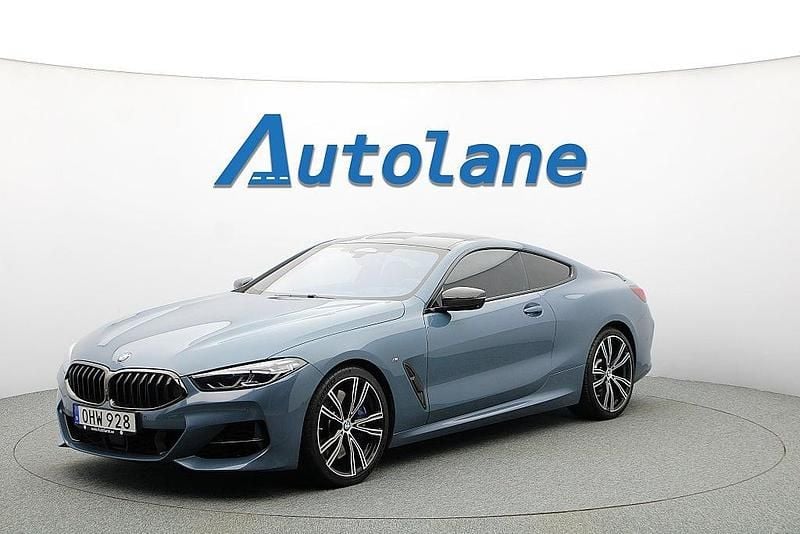 Begagnad BMW M850 M Sport 531 HK (390 kW) 2018 Blå Sportkupé