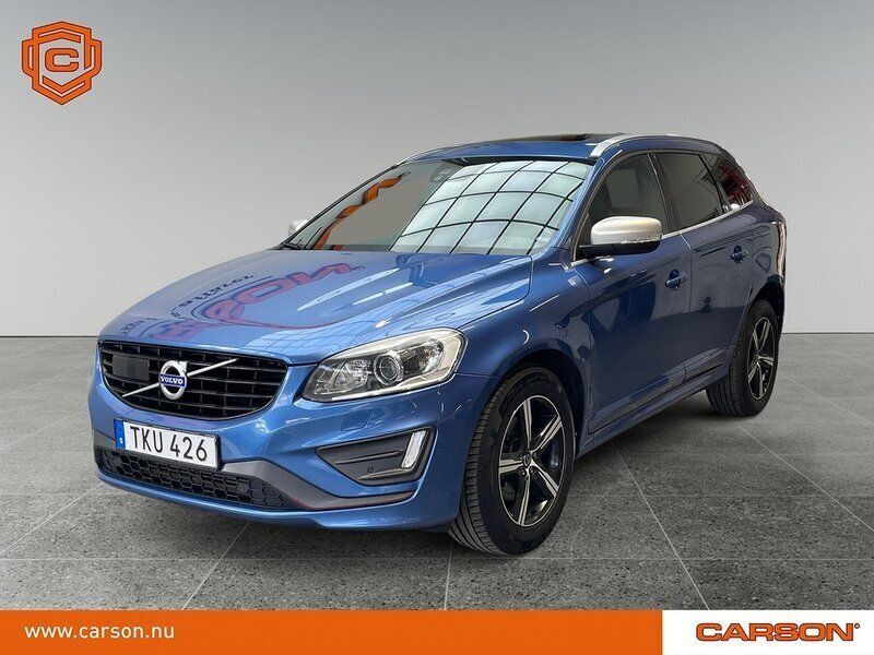 Blå Begagnad 2016 Volvo XC60 R-Design SUV | 204 900 kr (Dyr) - Bild 1/3