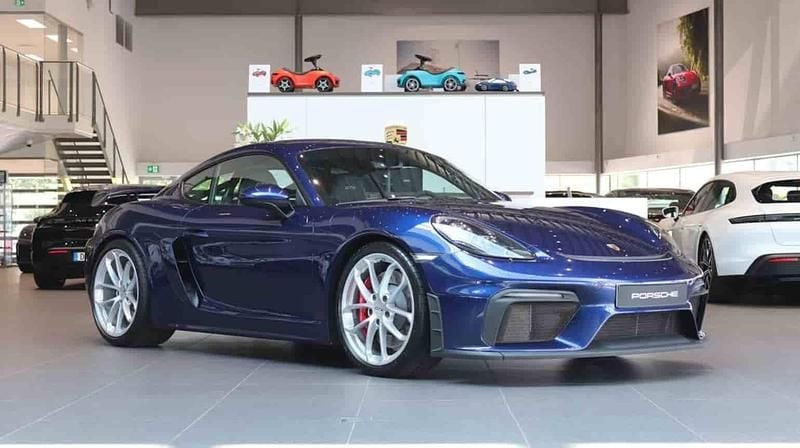 Blå Begagnad 2021 Porsche 718 Cayman GT4 Sportkupé | 1 129 000 kr - Bild 1/1