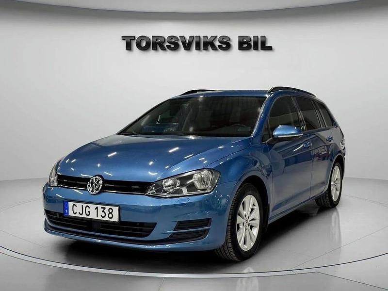 Blå Begagnad 2014 VW Golf VII Kombi | 99 900 kr (Marknadspris) - Bild 1/4