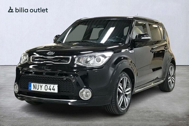 Svart Begagnad 2015 Kia Soul 2 SUV | 94 900 kr (Marknadspris) - Bild 1/4