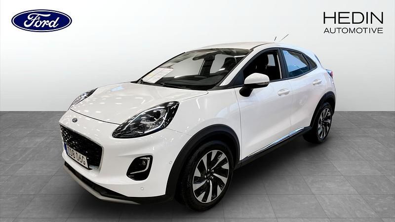 Vit Begagnad 2024 Ford Puma | 214 900 kr (Superpris) - Bild 1/4