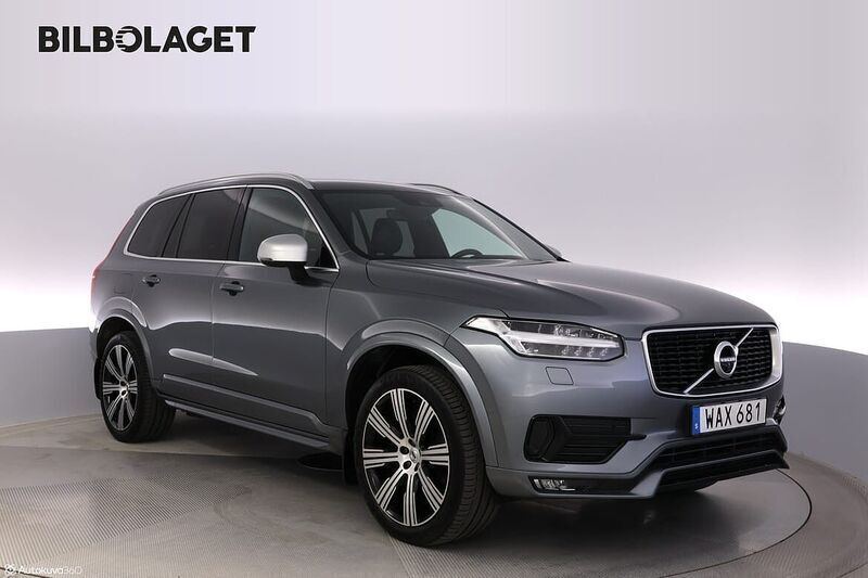 Grå Begagnad 2016 Volvo XC90 R-Design SUV | 399 800 kr (Lite dyr) - Bild 1/4