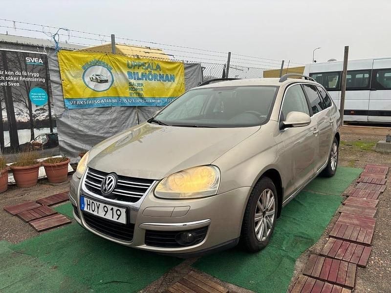 Ljusbrun Begagnad 2008 VW Golf VI Kombi | 38 900 kr (Marknadspris) - Bild 1/4