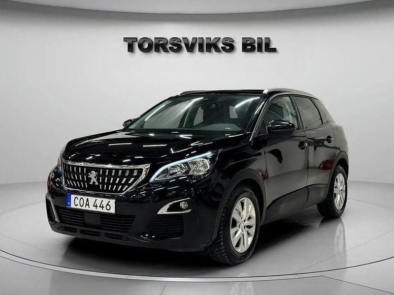 Begagnad Peugeot 3008 Active 131 HK (96 kW) 2017 Svart SUV