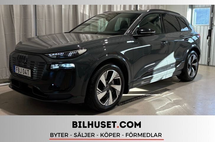 Begagnad Audi Q6 e-tron S-Line 285 kW (388 HK) 2024 Grå SUV