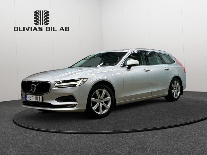 Silver Begagnad 2017 Volvo V90 Momentum Kombi | 199 400 kr (Marknadspris) - Bild 1/4