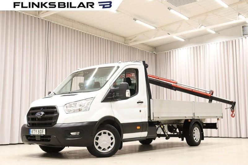 Vit Begagnad 2023 Ford Transit Van | 698 750 kr - Bild 1/4
