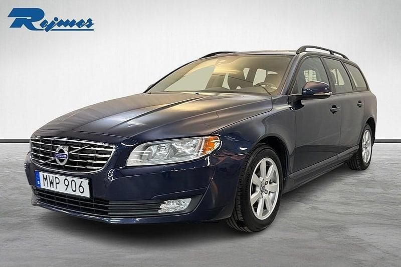 Blå (caspian blå metallic) Begagnad 2013 Volvo V70 Kinetic Kombi | 134 800 kr (Dyr) - Bild 1/4