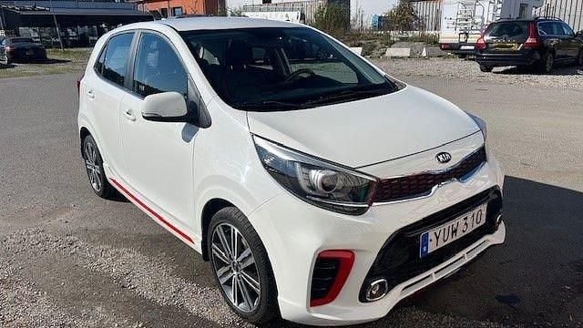 Vit Begagnad 2018 Kia Picanto Halvkombi | 105 000 kr (Marknadspris) - Bild 1/4