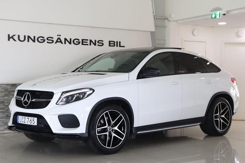 Vit Begagnad 2018 Mercedes GLE350 AMG SUV | 439 900 kr (Lite dyr) - Bild 1/4
