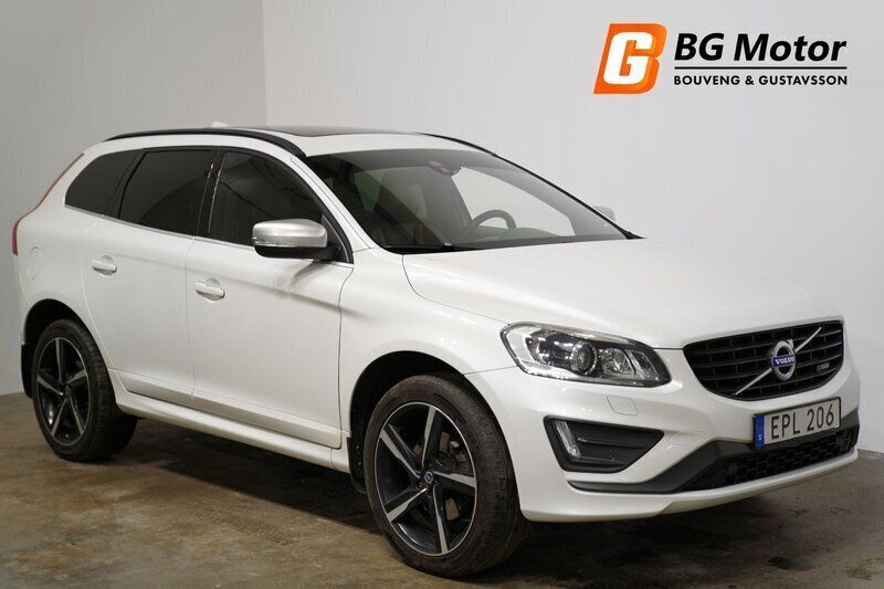 Vit Begagnad 2015 Volvo XC60 R-Design Momentum SUV | 214 700 kr (Marknadspris) - Bild 1/3