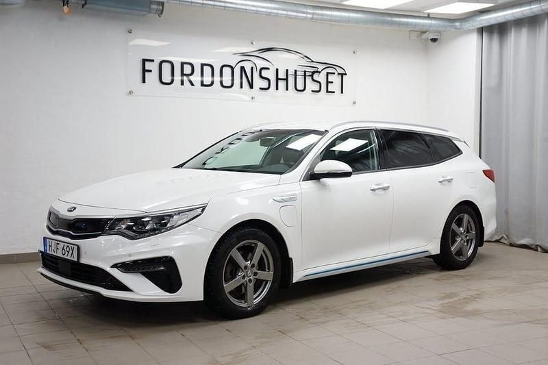 Vit Begagnad 2018 Kia Optima Advance Kombi | 229 900 kr (Marknadspris) - Bild 1/4