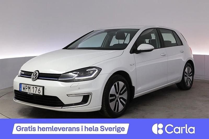 Vit Begagnad 2018 VW e-Golf Halvkombi | 164 990 kr (Marknadspris) - Bild 1/3