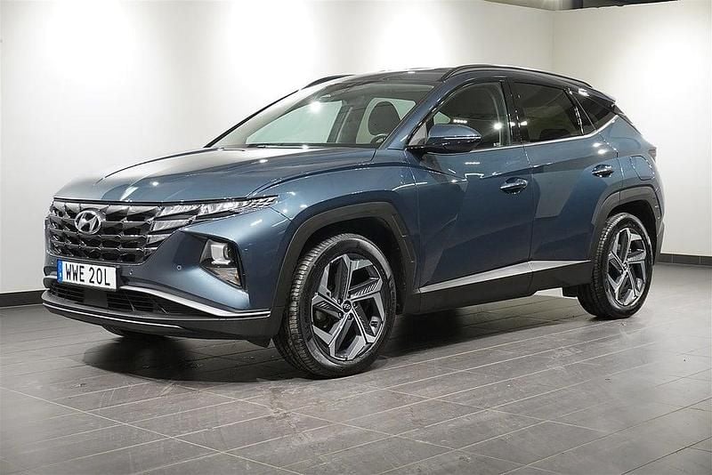 Blå Begagnad 2022 Hyundai Tucson Essential SUV | 319 900 kr (Bra pris) - Bild 1/4