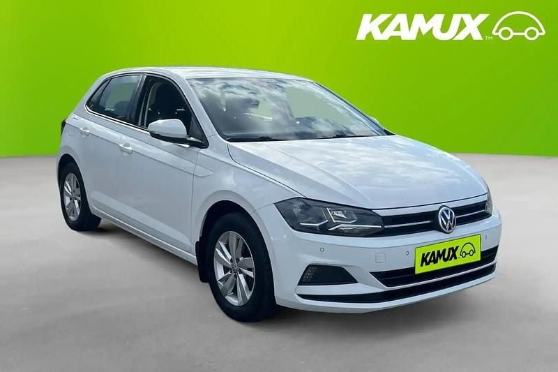 Vit Begagnad 2018 VW Polo Halvkombi | 99 900 kr (Marknadspris) - Bild 1/4