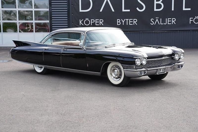 Ebony black Begagnad 1960 Cadillac Fleetwood Sedan | 499 000 kr - Bild 1/4