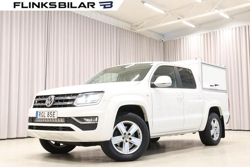 Vit Begagnad 2020 VW Amarok Pickup | 379 700 kr (Marknadspris) - Bild 1/4
