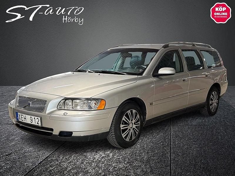 Grå metallic Begagnad 2005 Volvo V70 Business Edition Kombi | 39 900 kr (Marknadspris) - Bild 1/4