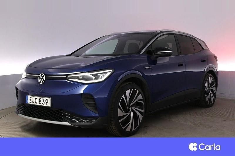 Blå Begagnad 2021 VW ID.4 SUV | 339 900 kr (Marknadspris) - Bild 1/4