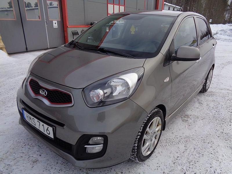 Begagnad Kia Picanto 70 HK (51 kW) 2014 Grå Halvkombi