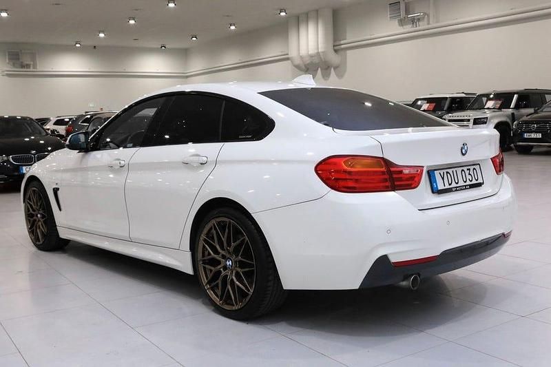 Begagnad BMW 418 Gran Coupé M Sport 150 HK (110 kW) 2016 Vit Sportkupé