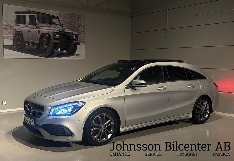 Silver Begagnad 2017 Mercedes CLA200 AMG Kombi | 194 900 kr (Marknadspris) - Bild 1/4