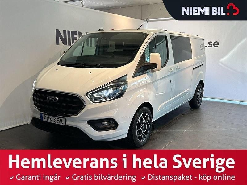 Vit Begagnad 2021 Ford Transit Custom Van | 319 900 kr - Bild 1/3