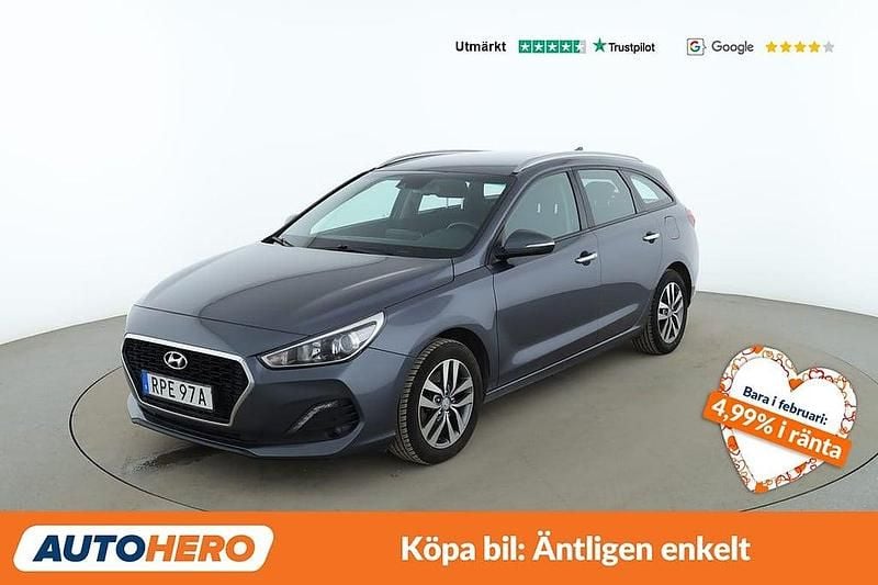 Begagnad Hyundai i30 Trend 141 HK (103 kW) 2018 Mörkgrå Kombi