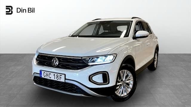 Vit (pure white) Begagnad 2022 VW T-Roc Life SUV | 264 800 kr (Marknadspris) - Bild 1/4