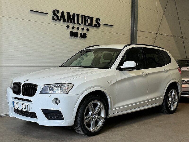 Vit Begagnad 2012 BMW X3 M Sport SUV | 184 900 kr (Marknadspris) - Bild 1/4
